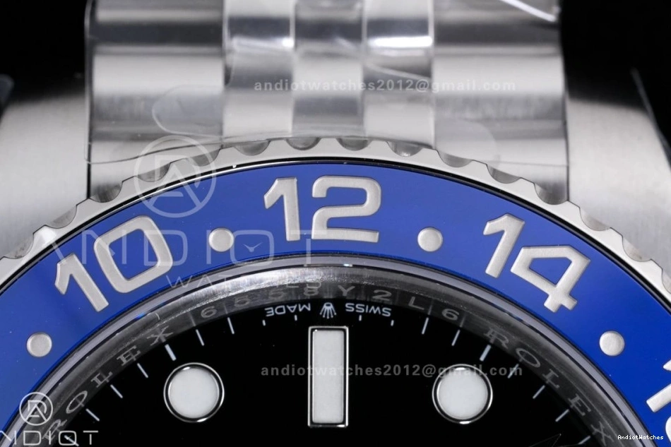 on GMT-Master Steel Best 904L 1:1 Bracelet Jubilee BLNR V Colorful Edition 869 II Batgirl DD3285 VSF 126710 0727